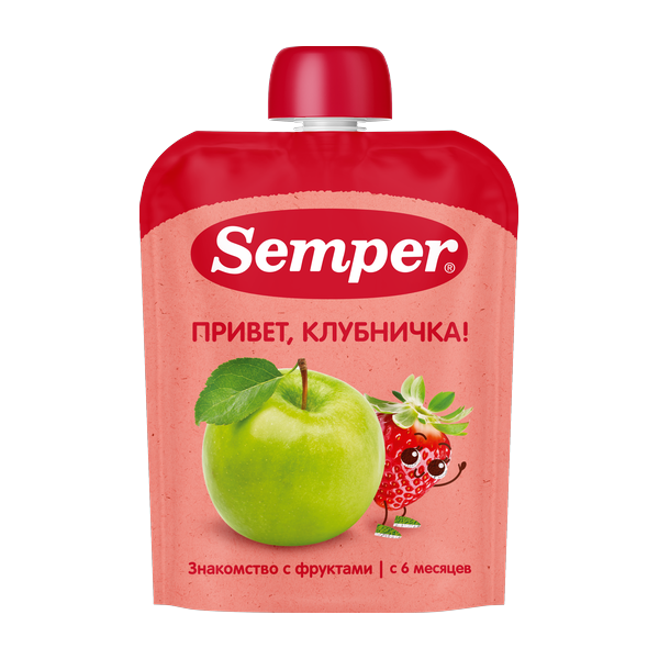 Яблоко клубника